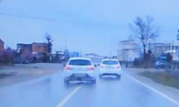 Cruzó una línea completa, así fue como el conductor de Ferizaj fue multado.