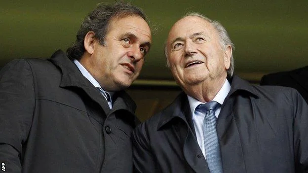 The decision on Sepp Blutter and Michel Platini is taken following FIFA corruption charges