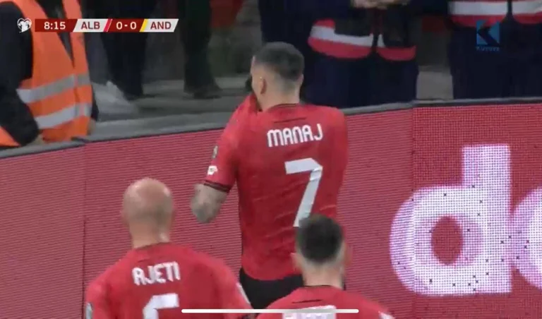 GOOOOL: Albania a vantaggio, Manaj esegue la testa ad Andorra