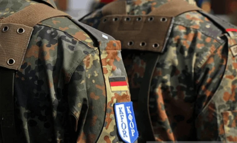 At Germany's request, Lithuania is expected to send about 40 troops to Kosovo