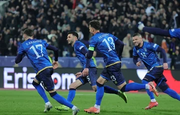 Das Rückkehrspiel des Kosovo gegen Island