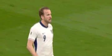 Mark Harry Kane, England Doppelfiguren gegen Albanien