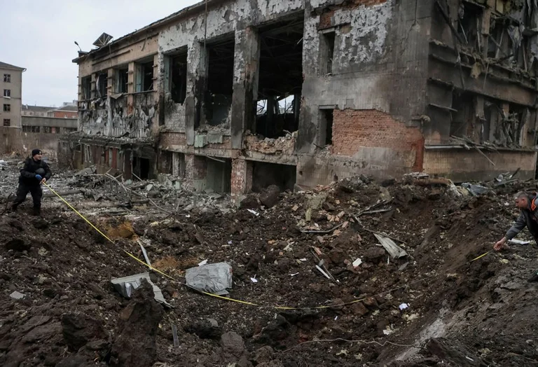 Russian Drons Strike Ukraine at night