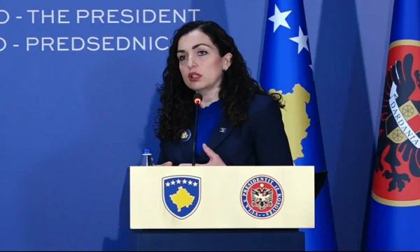 Vjosa Osmani: EU fileft-Stutute for Acocition on Constitution