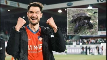 Deutschlands Stürmer mit Schildkröten im Kühlschrank Tim Kleinenst zeigt seine Leidenschaft und Liebe für das jeweilige Tier