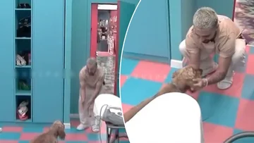 Il n'a pas gâché le match pour Janet, mais avant son chien, Jessie ne pouvait pas tenir. VIDEOS