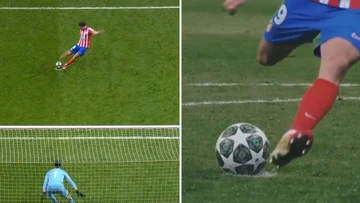 Neue Bilder: Der Moment, in dem Julian Alvarez zweimal den Ball berührt, wenn er die Strafe gegen Real Madrid trifft