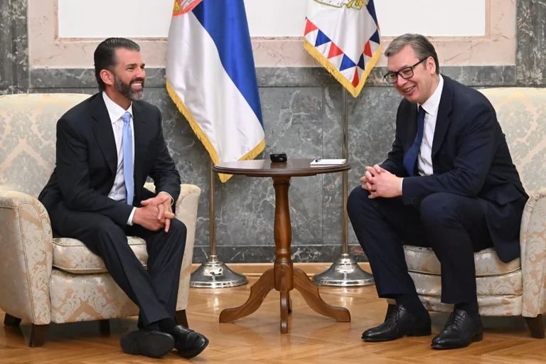 Vuçiqi takohet me djalin e Trumpit: Folëm për bashkëpunimin strategjik dhe projektet e viteve të ardhshme