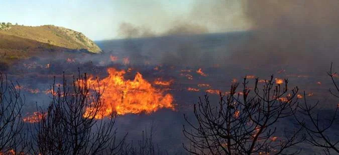 Incidents d'incendies dans la région de Ferizaj, police faisant appel à une prudence accrue