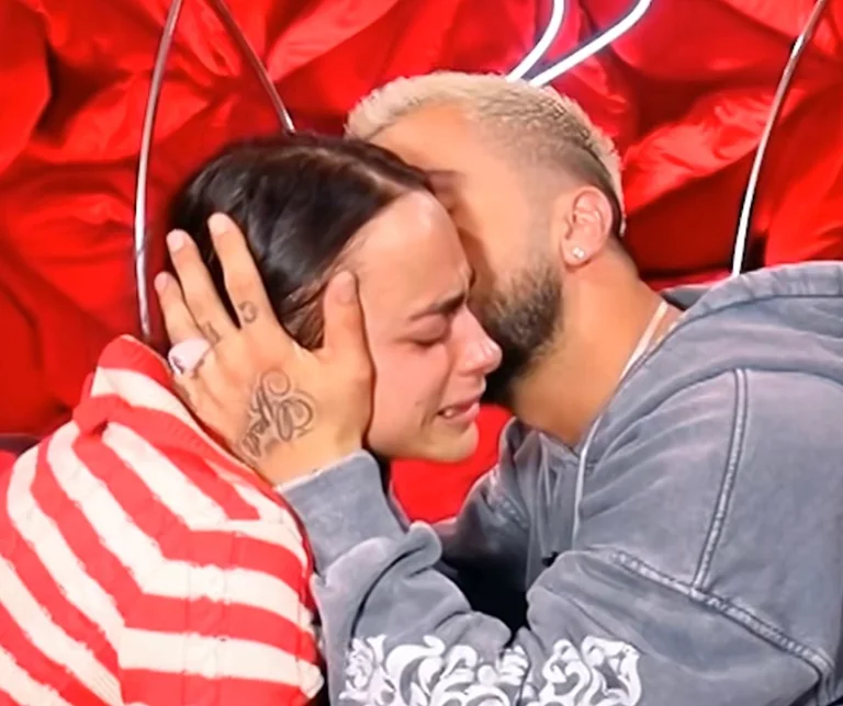 Egli junto con Gest en la sala confesional, el momento se publica antes de dejar BBV