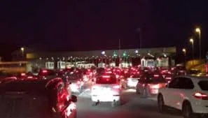 Columns in Morina, border controls between Kosovo and Albania return.