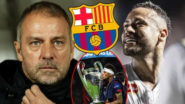 Flick refuse le retour de Neymar à Barcelone, a deux doutes à son sujet