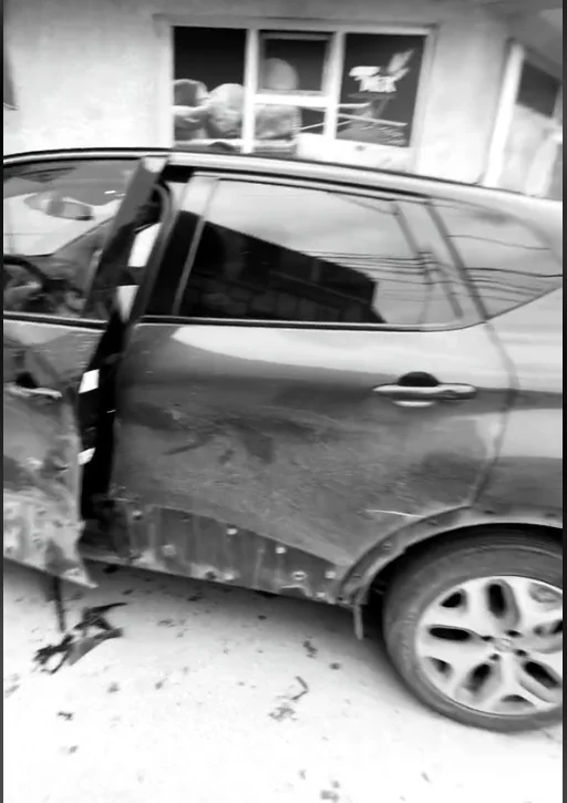 Estoy un poco molesto, no soy muy bueno. El ex residente de BBVK hace accidente de coche, imágenes publicadas