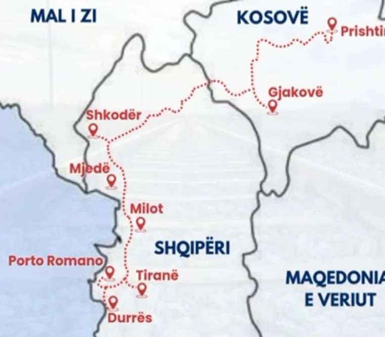 Die Machbarkeitsstudie von Durres-Pristina Railways endet, Balluk: Weg frei für die Rote und Schwarze Eisenbahn!