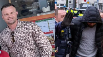 B ILD: Zwei verhaftet wegen Verletzungen, Polizei, die Nimans Bruder sucht