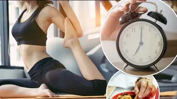 The period of the year when people eat the most and receive less training