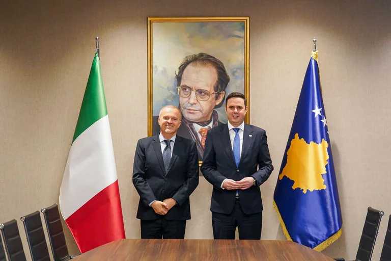 Abdixhiku trifft den italienischen Botschafter, spricht über die Haltung von LDK gegenüber den jüngsten Entwicklungen