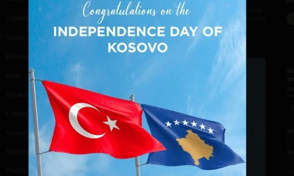 Turchia si congratula con il Kosovo: amico di luogo, continueremo a sviluppare il nostro rapporto