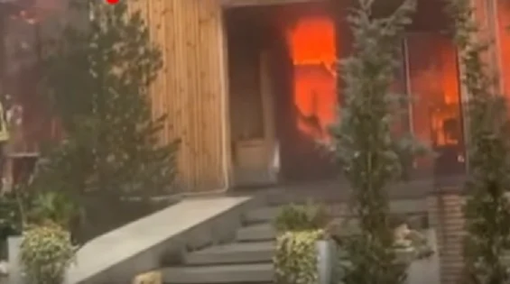 Polizia dettaglio il fuoco a Brezovica: Nessuna ferita, ma c'è notevole danno materiale