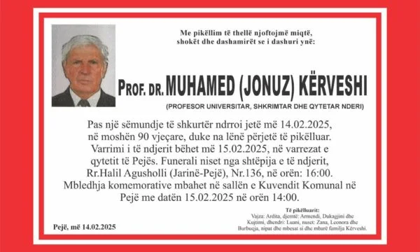 Universitätsprofessor Muhammad Kevershi stirbt