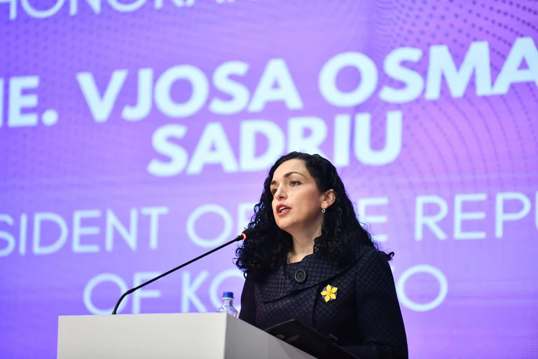 München Sicherheitskonferenz Osmani spricht über die strategische Partnerschaft Kosovo