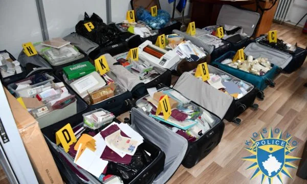 Police discover a lab for counterfeiting documents find thousands of documents from 51 countries around the world