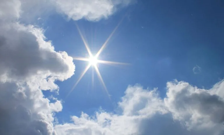 The temperatures are rising today, this is weather forecast.