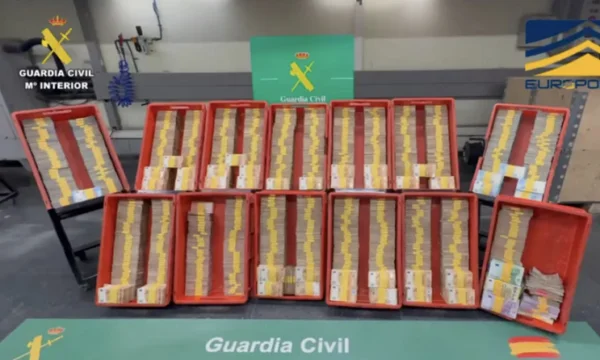 Drug network hit by Albania, Bulgaria, Colombia and Spain 6 tonnes of cocaine and 6m euros seized