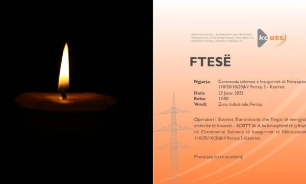 Ferizaj fait face à un manque d'électricité pendant des semaines maintenant, COST effectue la cérémonie d'inauguration d'une sous-station