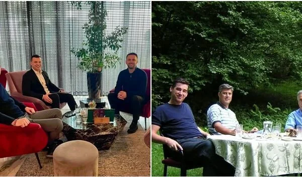 Les garçons de Thaci, les Veselins de Krasniqi recréent la célèbre image de leurs pères