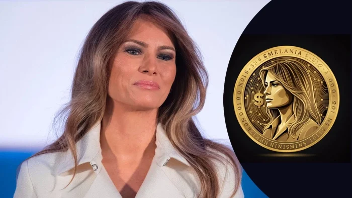 After Donald Trump, Melanie also presents her cryptosecond “ $ Mahx1>