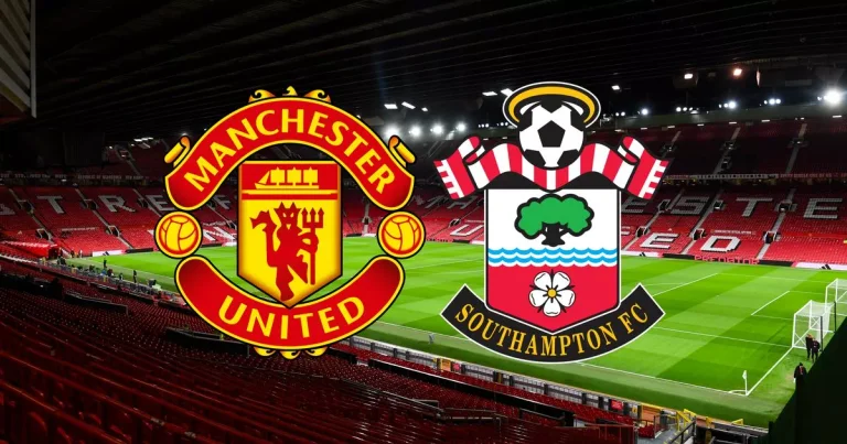 Official Man Utd Southampton formations publiées