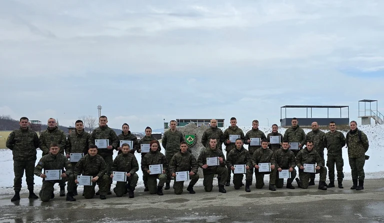 KSF Cadet formé pour survivre en hiver
