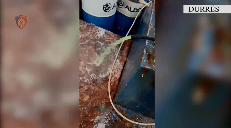 La police de Durres cible 670 000 litres de pétrole importé de Tunisie