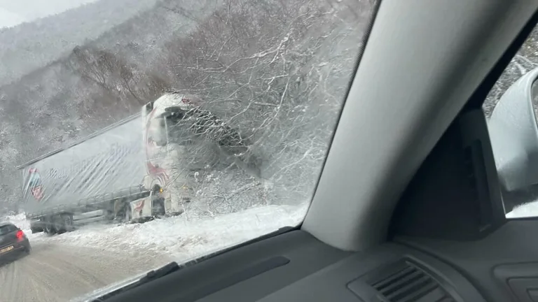 Car accident at Badovci Lake