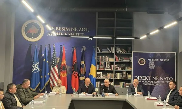 AAK presents their program to the Blind Association, printed in Braille alphabet