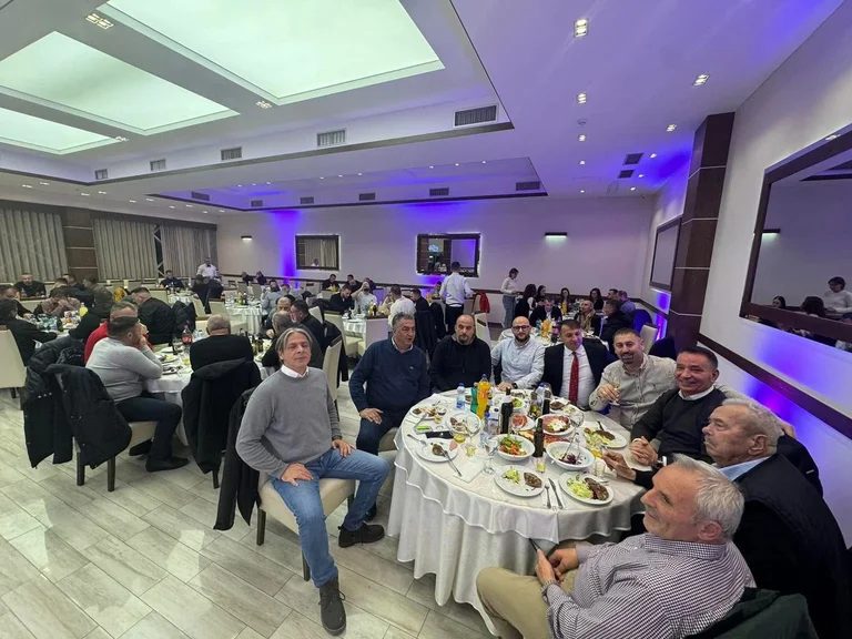 Paul Lekaj present at the Orikum Group end-year dinner