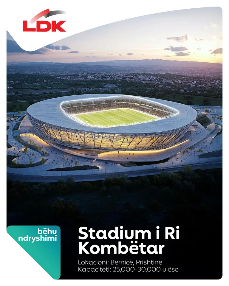 Obadiah presents the project of the new national stadium: The Most Modern Arena in History