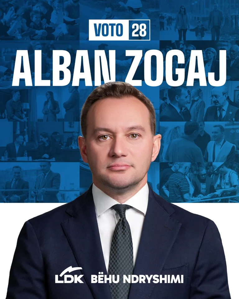 Alban Zogaj announces candidacy for deputy from LDK ranks