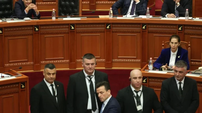 Albania's MP blocks Parliament speaker for more than two hours