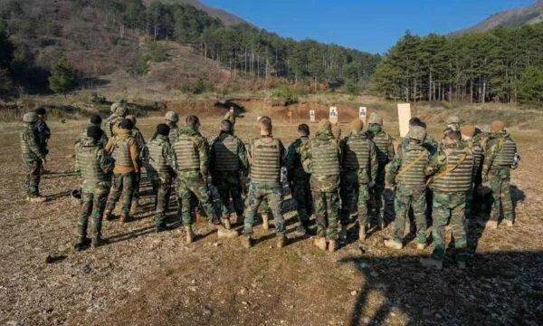 Moldovan KFOR Soldiers Perform Static Shooting Exercise