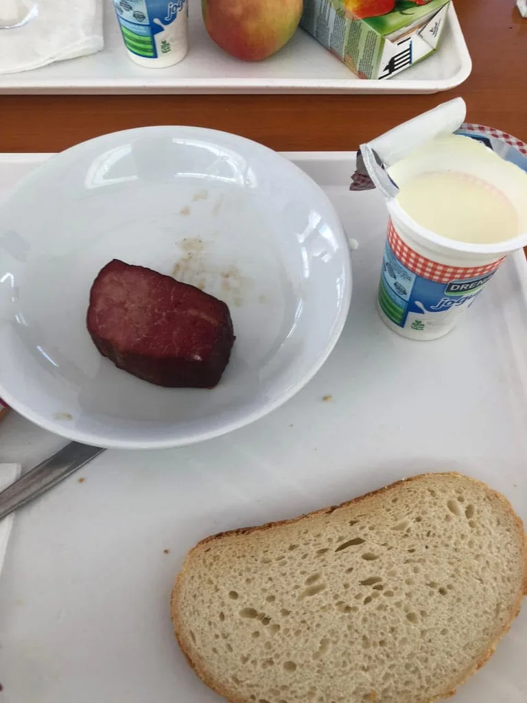 Lunch today at KSF barracks in Istog: MP says new soldiers are being forced to do the cook's job