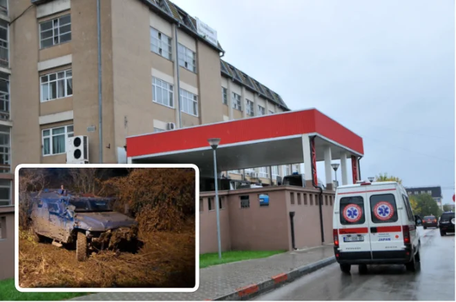 Two police officers injured by the accident in the north are expected to be released from hospital, the other will undergo surgery