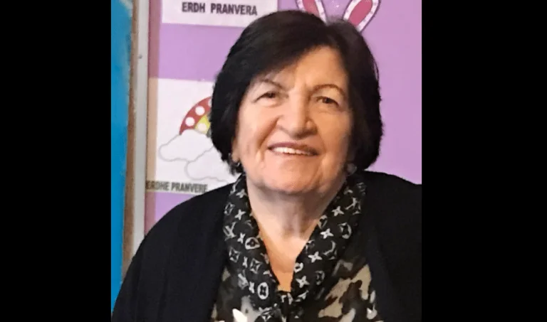 Mi profesor, Remzije Selimi, está separado de la vida
