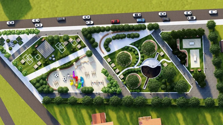 Agim Aliu veröffentlicht Fotos: Das ist, wie der moderne Raumpark in Ferizaj aussieht