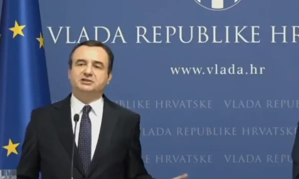 Kurti spricht in Kroatien über den Angriff auf Iber Lepenc: Wir glauben, dass es von Serbien unterstützt und orchestrated wird