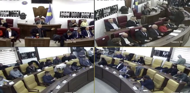 La réunion d'urgence de l'Assemblée Gjilan est interrompue par le mot Alban Hysen : le président dit que vous passez par Radojciqi