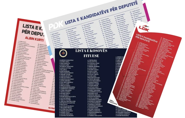 Who remained outside and who entered the lists for VV deputies, LDK's PDK?