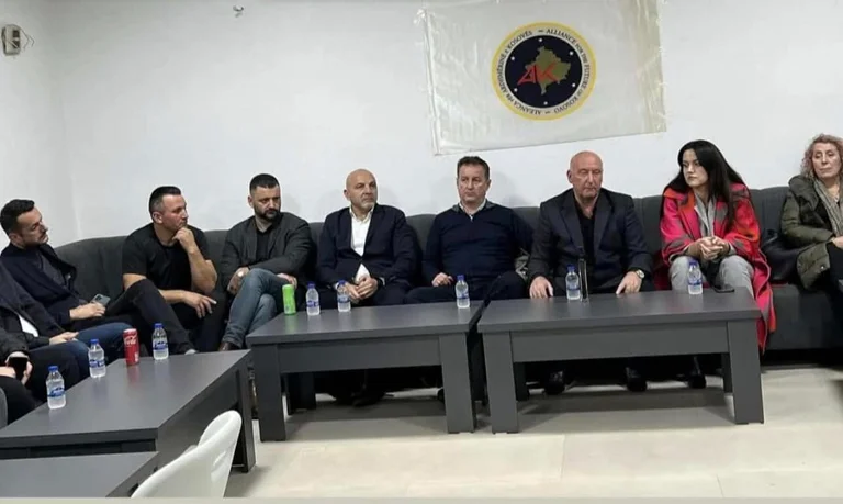 AAKA candidate for MP Ramush Ahmetaj holds rally at Graboc, Pec