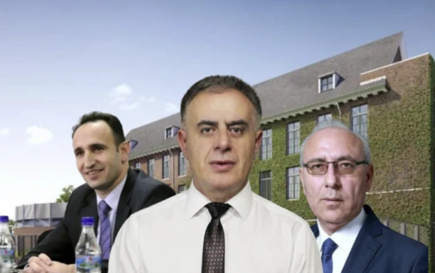 FOTO) Kilaj, Smaj y Fazliu todavía se encuentran en oficinas de la EULEX